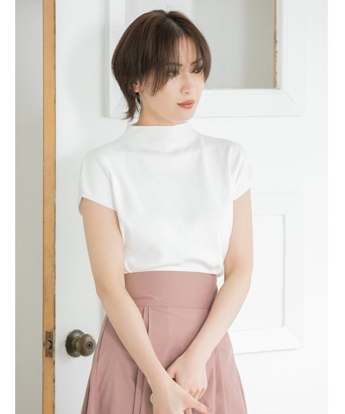 fifth(フィフス)の「ハイウエストフレアタフタスカート(スカート・レディース・スモークピンク/カーキ・MEDIUM)」の19枚目の写真