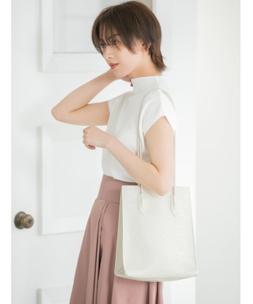 fifth(フィフス)の「ハイウエストフレアタフタスカート(スカート・レディース・スモークピンク/カーキ・MEDIUM)」の21枚目の写真