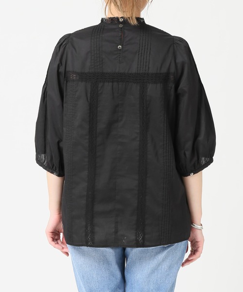 JOURNAL STANDARD(ジャーナルスタンダード)の「コットンレースミドルスリーブブラウス◆(シャツ/ブラウス・レディース・ホワイト/ブラック・FREE)」の9枚目の写真