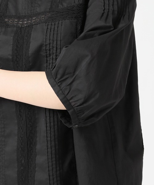 JOURNAL STANDARD(ジャーナルスタンダード)の「コットンレースミドルスリーブブラウス◆(シャツ/ブラウス・レディース・ホワイト/ブラック・FREE)」の7枚目の写真