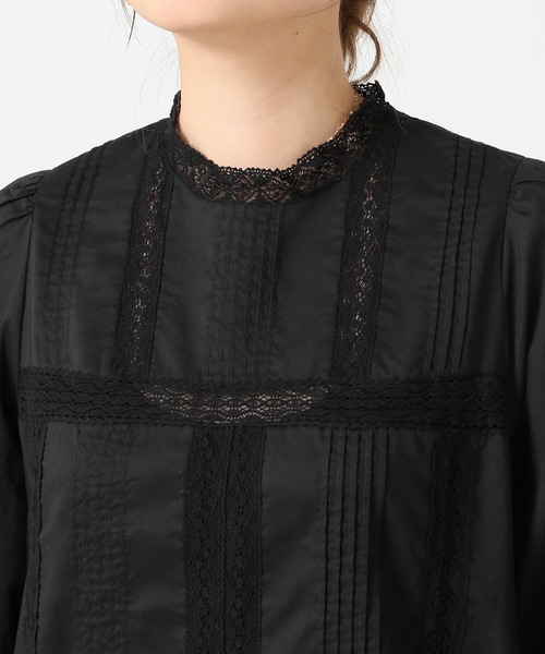 JOURNAL STANDARD(ジャーナルスタンダード)の「コットンレースミドルスリーブブラウス◆(シャツ/ブラウス・レディース・ホワイト/ブラック・FREE)」の18枚目の写真