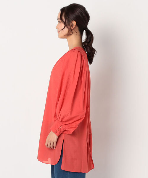 fredy repit（フレディレピ）の「Sushi Voile スクープパフブラウス（シャツ/ブラウス・レディース・サーモンピンク/ミント/オフホワイト・38）」の5枚目の写真