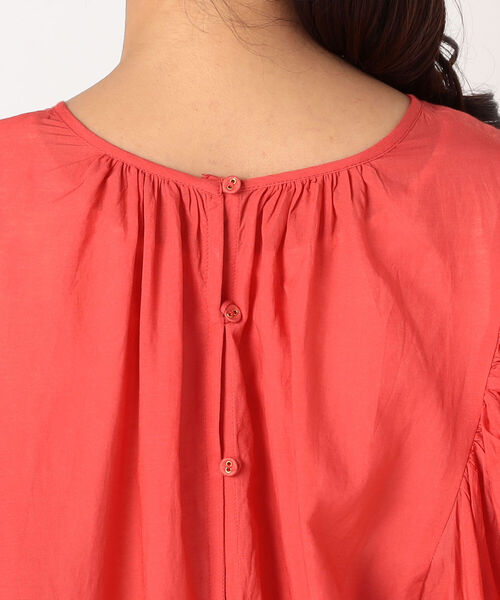 fredy repit（フレディレピ）の「Sushi Voile スクープパフブラウス（シャツ/ブラウス・レディース・サーモンピンク/ミント/オフホワイト・38）」の8枚目の写真