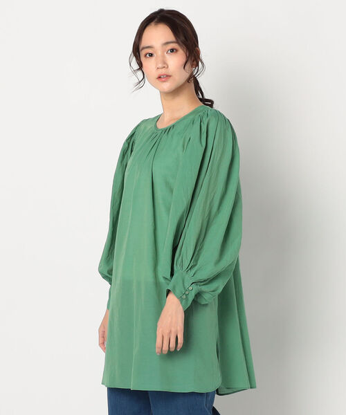 fredy repit（フレディレピ）の「Sushi Voile スクープパフブラウス（シャツ/ブラウス・レディース・サーモンピンク/ミント/オフホワイト・38）」の17枚目の写真