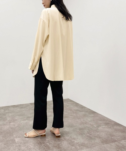 apres jour mignon(アプレジュールミニョン)の「ピンタックバンドカラーシャツ 【ZOZOTOWN限定アイテム】(シャツ/ブラウス・レディース・アイボリー/ブラック/オフホワイト・フリー/X-LARGE)」の20枚目の写真