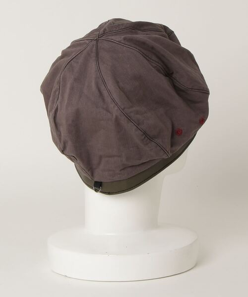 Sense of Grace（センスオブグレース）の「KAIKO BERET カイコハンチング ベレー帽（ハンチング/ベレー帽・メンズ・ダークグレー/カーキ/ブラック/ベージュ・FREE）」の5枚目の写真