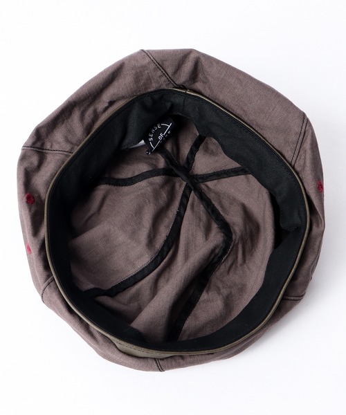 Sense of Grace（センスオブグレース）の「KAIKO BERET カイコハンチング ベレー帽（ハンチング/ベレー帽・メンズ・ダークグレー/カーキ/ブラック/ベージュ・FREE）」の17枚目の写真
