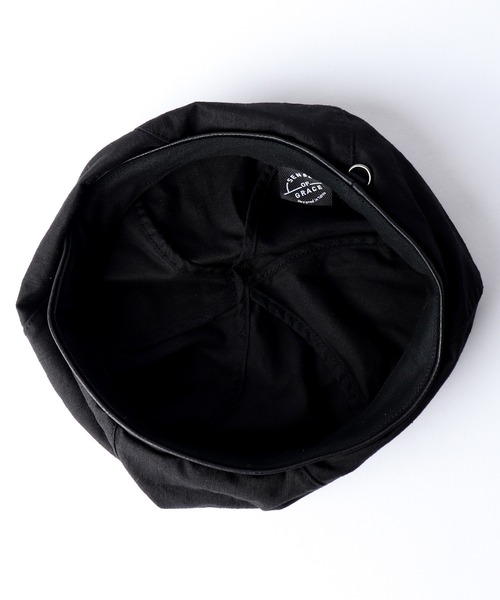 Sense of Grace（センスオブグレース）の「KAIKO BERET カイコハンチング ベレー帽（ハンチング/ベレー帽・メンズ・ダークグレー/カーキ/ブラック/ベージュ・FREE）」の9枚目の写真