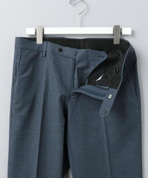 WORK TRIP OUTFITS GREEN LABEL RELAXING（ワークトリップアウトフィッツグリーンレーベル リラクシング）の「＜機能 / 洗濯機洗い可・ストレッチ＞ WTO A+ メッシュトリコット MODERN スラックス（スラックス・メンズ・ライトグレー/ネイビー・XS/72/S/76/M/80/L/84/XL/88）」の11枚目の写真