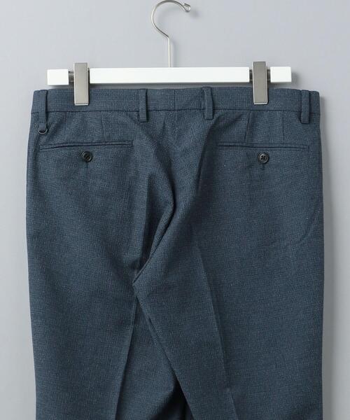 WORK TRIP OUTFITS GREEN LABEL RELAXING（ワークトリップアウトフィッツグリーンレーベル リラクシング）の「＜機能 / 洗濯機洗い可・ストレッチ＞ WTO A+ メッシュトリコット MODERN スラックス（スラックス・メンズ・ライトグレー/ネイビー・XS/72/S/76/M/80/L/84/XL/88）」の7枚目の写真