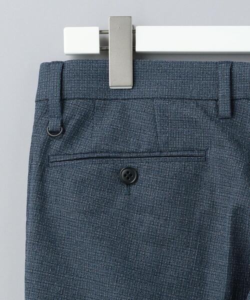 WORK TRIP OUTFITS GREEN LABEL RELAXING（ワークトリップアウトフィッツグリーンレーベル リラクシング）の「＜機能 / 洗濯機洗い可・ストレッチ＞ WTO A+ メッシュトリコット MODERN スラックス（スラックス・メンズ・ライトグレー/ネイビー・XS/72/S/76/M/80/L/84/XL/88）」の10枚目の写真