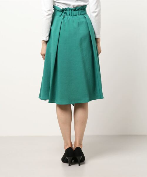 LAISSE PASSE（レッセパッセ）の「アシンメトリースカート（スカート・レディース・グリーン・SMALL/MEDIUM）」の3枚目の写真