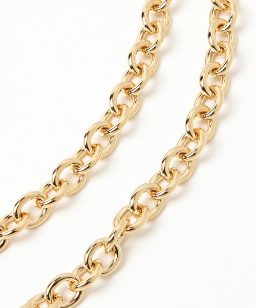 GLOBAL WORK（グローバルワーク）の「チェーンネックレス/947209（ネックレス・レディース・ライトグレー/ゴールド/ライトイエロー/グレー系その他3・FREE）」の6枚目の写真