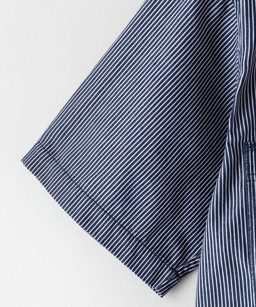 SMITH'S(スミス)の「【SMITH'S AMERICAN/スミス アメリカン】ワンポイントブランドロゴ ツイル半袖ワークシャツ(シャツ/ブラウス・メンズ・ライトブルー/ベージュ・MEDIUM/LARGE/X-LARGE)」の20枚目の写真