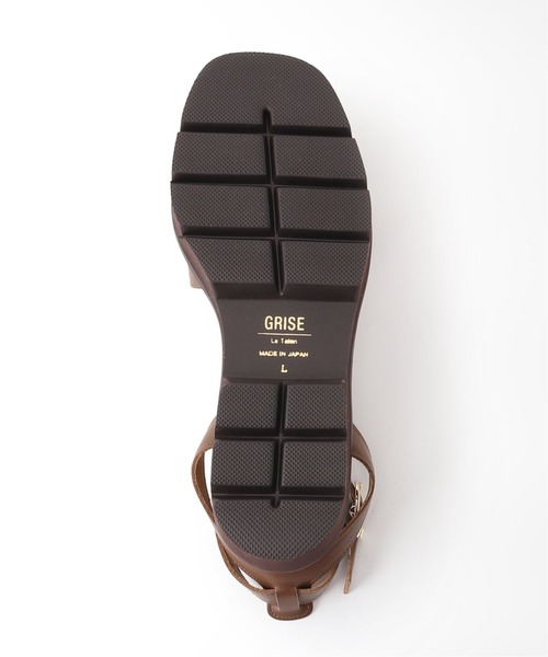 LE TALON(ルタロン)の「GRISE レザーTスト タンクソールサンダル(サンダル・レディース・ホワイト/ブラック系その他/キャメル・SMALL/MEDIUM/LARGE/X-LARGE/X-SMALL)」の14枚目の写真