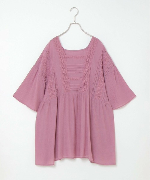 notch.（ノッチ）の「スクエアネックフレアスリーブブラウス（シャツ/ブラウス・レディース・オフホワイト/マルーン/ブラック・M）」の20枚目の写真