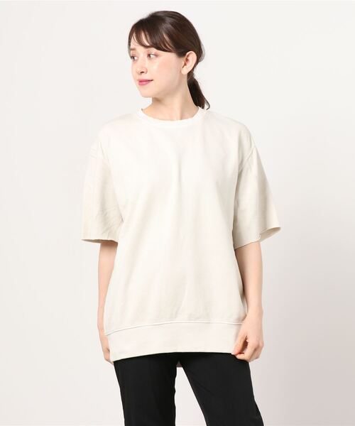 603（ロクマルサン）の「603 ショートスリーブ半袖スウェット（スウェット・レディース・ベージュ・FREE）」の5枚目の写真