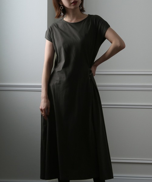ElegChic(エレグシック)の「サイドベルトワンピース(ワンピース・レディース・ブラック/グレー/モカ・4L/M/XL)」の12枚目の写真