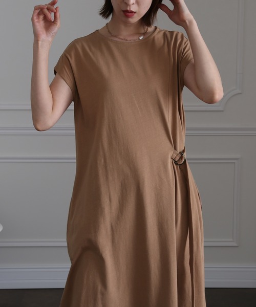 ElegChic(エレグシック)の「サイドベルトワンピース(ワンピース・レディース・ブラック/グレー/モカ・4L/M/XL)」の22枚目の写真