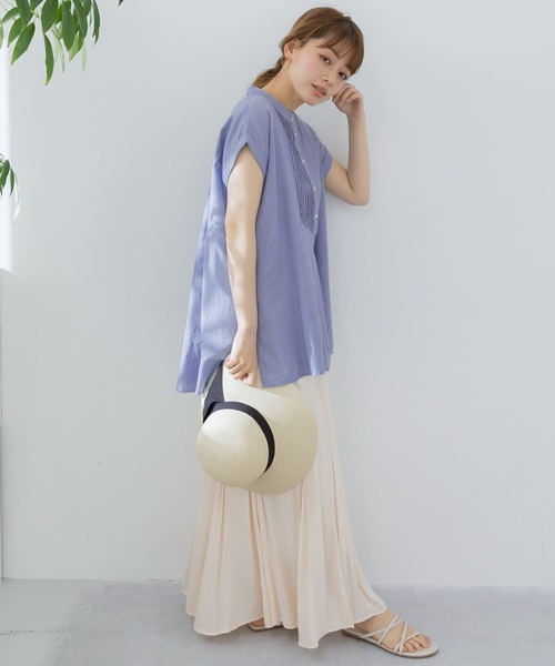 URBAN RESEARCH Sonny Label(アーバンリサーチサニーレーベル)の「リボン付きペーパーハット(ハット・レディース・ナチュラル/キャメル・ONE)」の5枚目の写真