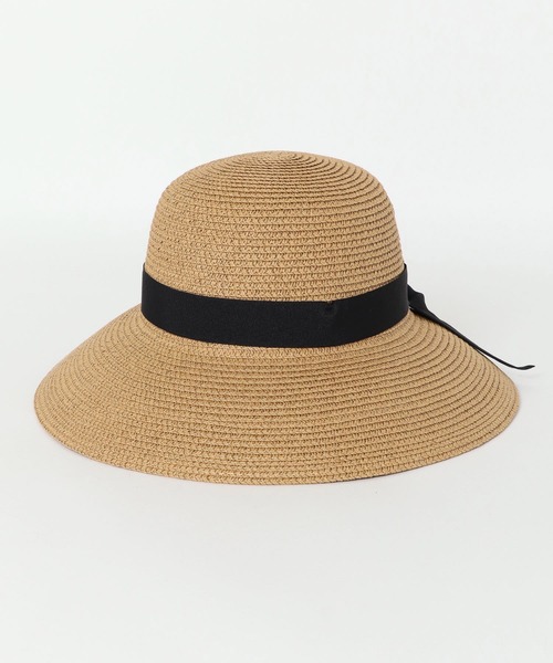 URBAN RESEARCH Sonny Label(アーバンリサーチサニーレーベル)の「リボン付きペーパーハット(ハット・レディース・ナチュラル/キャメル・ONE)」の10枚目の写真
