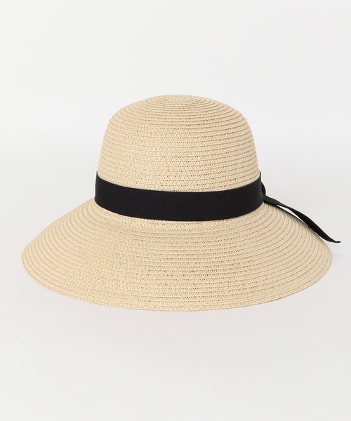 URBAN RESEARCH Sonny Label(アーバンリサーチサニーレーベル)の「リボン付きペーパーハット(ハット・レディース・ナチュラル/キャメル・ONE)」の4枚目の写真