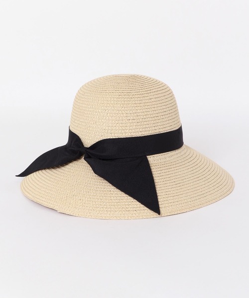 URBAN RESEARCH Sonny Label(アーバンリサーチサニーレーベル)の「リボン付きペーパーハット(ハット・レディース・ナチュラル/キャメル・ONE)」の6枚目の写真