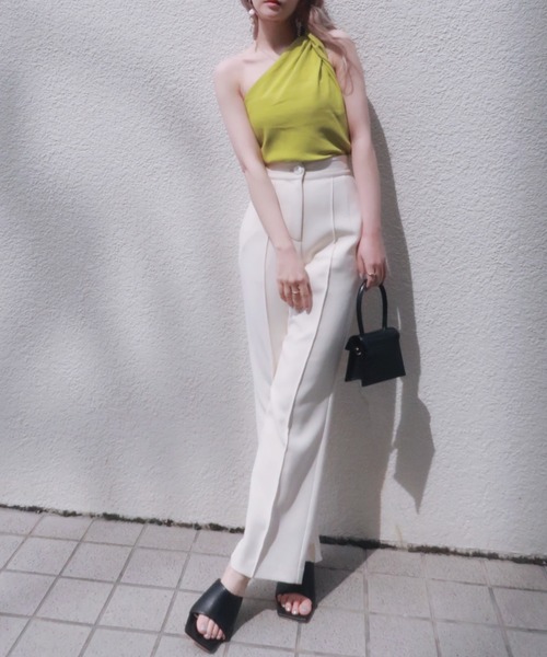 eimy twist colorドレープワンショルニット EIMY ISTOIRE エイミーイストワール eimy istoire twist color