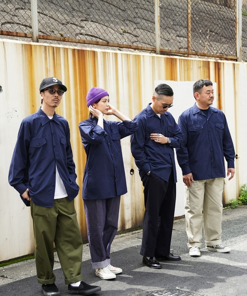 MILITARY（ミリタリー）の「実物 新品 デットストック 米軍 U.S.NAVY ユーティリティーシャツ（シャツ/ブラウス・メンズ・ネイビー・L/M/XXXL）」の18枚目の写真