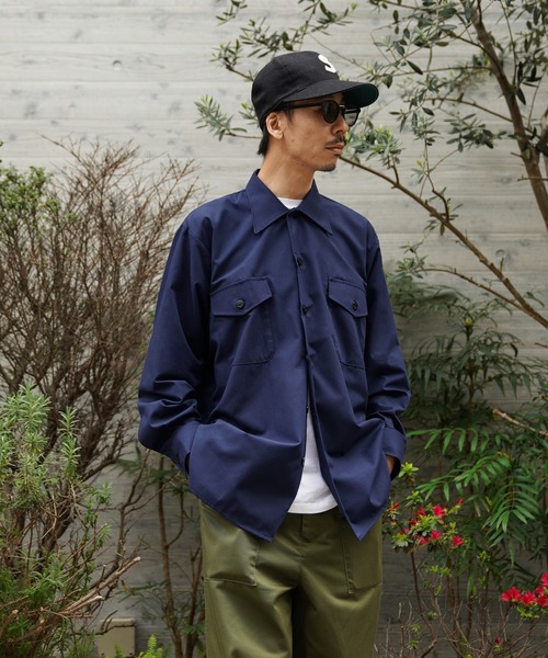 MILITARY（ミリタリー）の「実物 新品 デットストック 米軍 U.S.NAVY ユーティリティーシャツ（シャツ/ブラウス・メンズ・ネイビー・L/M/XXXL）」の22枚目の写真