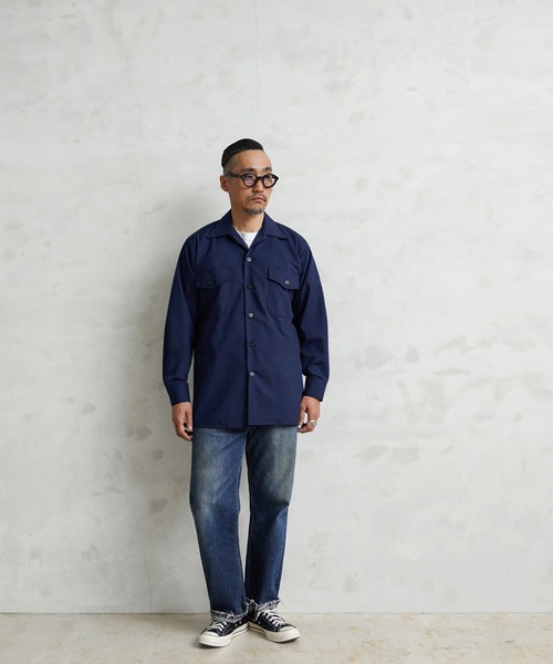 MILITARY（ミリタリー）の「実物 新品 デットストック 米軍 U.S.NAVY ユーティリティーシャツ（シャツ/ブラウス・メンズ・ネイビー・L/M/XXXL）」の17枚目の写真