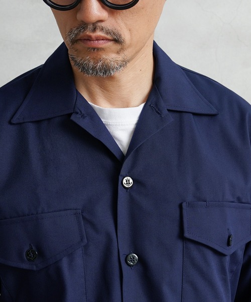 MILITARY（ミリタリー）の「実物 新品 デットストック 米軍 U.S.NAVY ユーティリティーシャツ（シャツ/ブラウス・メンズ・ネイビー・L/M/XXXL）」の11枚目の写真