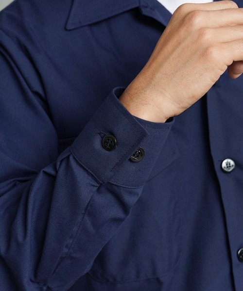 MILITARY（ミリタリー）の「実物 新品 デットストック 米軍 U.S.NAVY ユーティリティーシャツ（シャツ/ブラウス・メンズ・ネイビー・L/M/XXXL）」の8枚目の写真