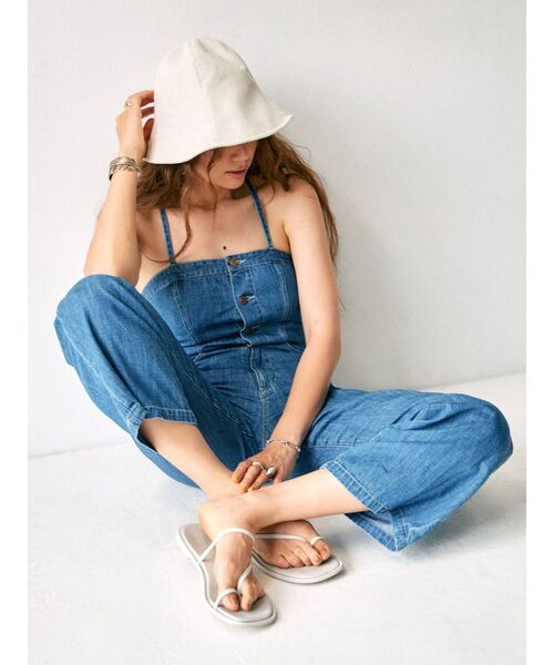 Ungrid（アングリッド）の「カラーコーデュロイバケットハット（ハット・レディース・アイボリー/チャコールグレー/グリーン系その他・FREE）」の13枚目の写真