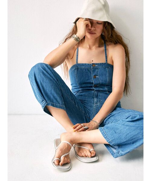 Ungrid（アングリッド）の「カラーコーデュロイバケットハット（ハット・レディース・アイボリー/チャコールグレー/グリーン系その他・FREE）」の4枚目の写真