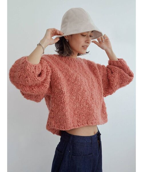 Ungrid（アングリッド）の「カラーコーデュロイバケットハット（ハット・レディース・アイボリー/チャコールグレー/グリーン系その他・FREE）」の10枚目の写真