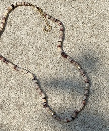 DouDou | ビーズ×ゴールドパーツネックレス(ネックレス)