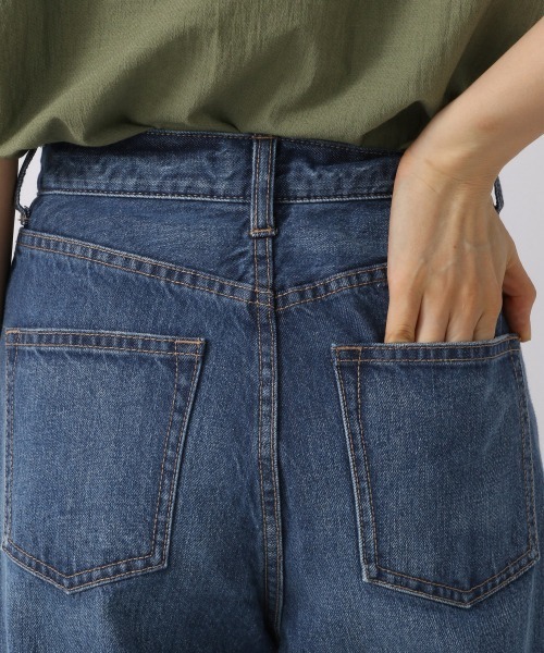 LOWRYS FARM（ローリーズファーム）の「ＣＯＮＥ／スリットデニムパンツ　958932（デニムパンツ・レディース・ブルー/ワンウォッシュ/アイボリー・SMALL/MEDIUM/LARGE）」の10枚目の写真