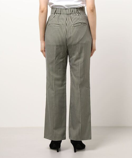 archives（アルシーヴ）の「チェックサイドスリットセミフレアパンツ（その他パンツ・レディース・ブラウン/グリーン/ブルー・MEDIUM）」の10枚目の写真