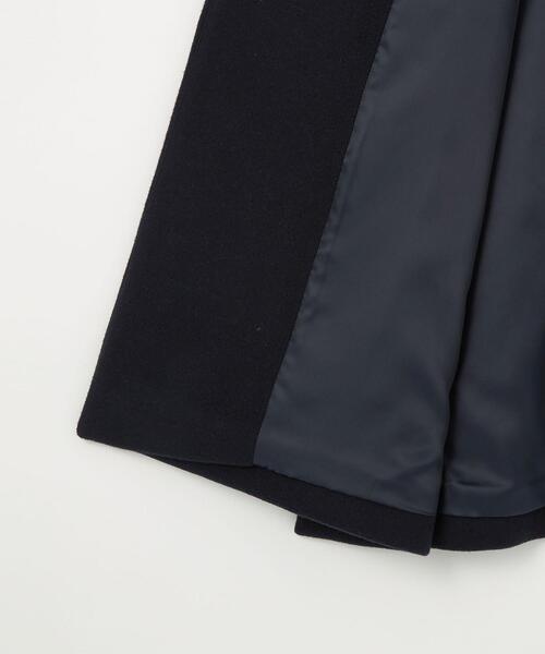 green label relaxing（グリーンレーベルリラクシング）の「【WEB限定】［XS/H148-155㎝］EX FINE リッタイ スリーブ ノーラペル コート（ノーカラーコート・レディース・モカ/ネイビー/ライム/オフホワイト・XS）」の17枚目の写真