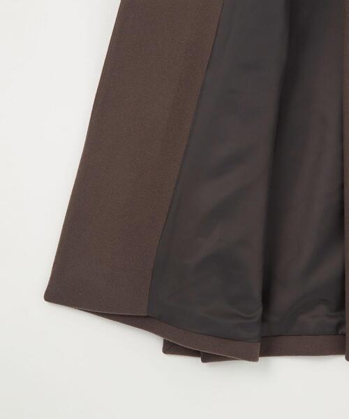 green label relaxing（グリーンレーベルリラクシング）の「【WEB限定】［XS/H148-155㎝］EX FINE リッタイ スリーブ ノーラペル コート（ノーカラーコート・レディース・モカ/ネイビー/ライム/オフホワイト・XS）」の20枚目の写真