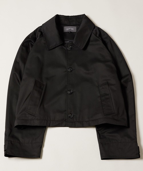 AIVER（アイバー）の「AIVER　イリディセント2WAYラグラントレンチステンカラーコート（トレンチコート・メンズ・ブラック/ベージュ・MEDIUM/LARGE）」の13枚目の写真