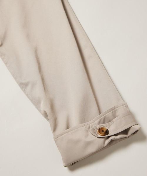 AIVER（アイバー）の「AIVER　イリディセント2WAYラグラントレンチステンカラーコート（トレンチコート・メンズ・ブラック/ベージュ・MEDIUM/LARGE）」の12枚目の写真