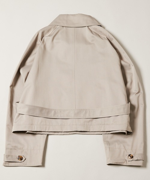 AIVER（アイバー）の「AIVER　イリディセント2WAYラグラントレンチステンカラーコート（トレンチコート・メンズ・ブラック/ベージュ・MEDIUM/LARGE）」の21枚目の写真