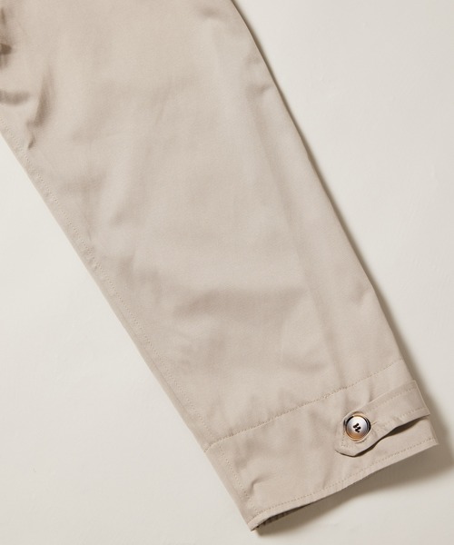 AIVER（アイバー）の「AIVER　イリディセント2WAYラグラントレンチステンカラーコート（トレンチコート・メンズ・ブラック/ベージュ・MEDIUM/LARGE）」の14枚目の写真