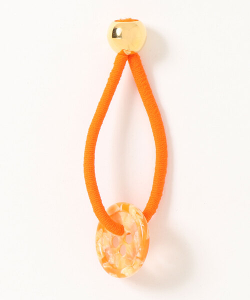 THEATRE PRODUCTS（シアタープロダクツ）の「【THEATRE PRODUCTS/シアタープロダクツ】 別注コートボタンヘアゴム（ヘアゴム・レディース・ブラック/パープル/ピンク/オレンジ/ブルー・ONE SIZE）」の10枚目の写真