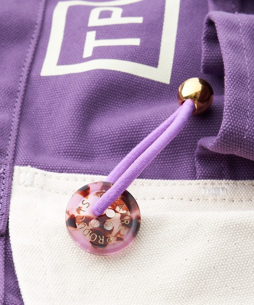 THEATRE PRODUCTS（シアタープロダクツ）の「【THEATRE PRODUCTS/シアタープロダクツ】 別注コートボタンヘアゴム（ヘアゴム・レディース・ブラック/パープル/ピンク/オレンジ/ブルー・ONE SIZE）」の4枚目の写真