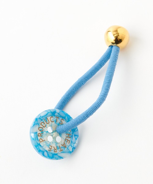 THEATRE PRODUCTS（シアタープロダクツ）の「【THEATRE PRODUCTS/シアタープロダクツ】 別注コートボタンヘアゴム（ヘアゴム・レディース・ブラック/パープル/ピンク/オレンジ/ブルー・ONE SIZE）」の17枚目の写真