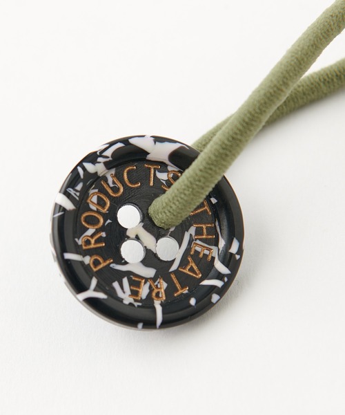 THEATRE PRODUCTS（シアタープロダクツ）の「【THEATRE PRODUCTS/シアタープロダクツ】 別注コートボタンヘアゴム（ヘアゴム・レディース・ブラック/パープル/ピンク/オレンジ/ブルー・ONE SIZE）」の19枚目の写真