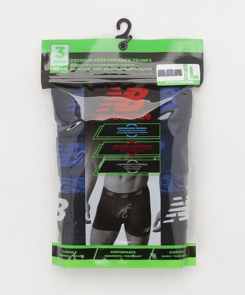 NEW BALANCE（ニューバランス）の「プレミアムボクサーパンツ 3インチ 前閉じ 3PACK（ボクサーパンツ・メンズ・その他/ブラック・X-LARGE/SMALL/MEDIUM/LARGE）」の10枚目の写真